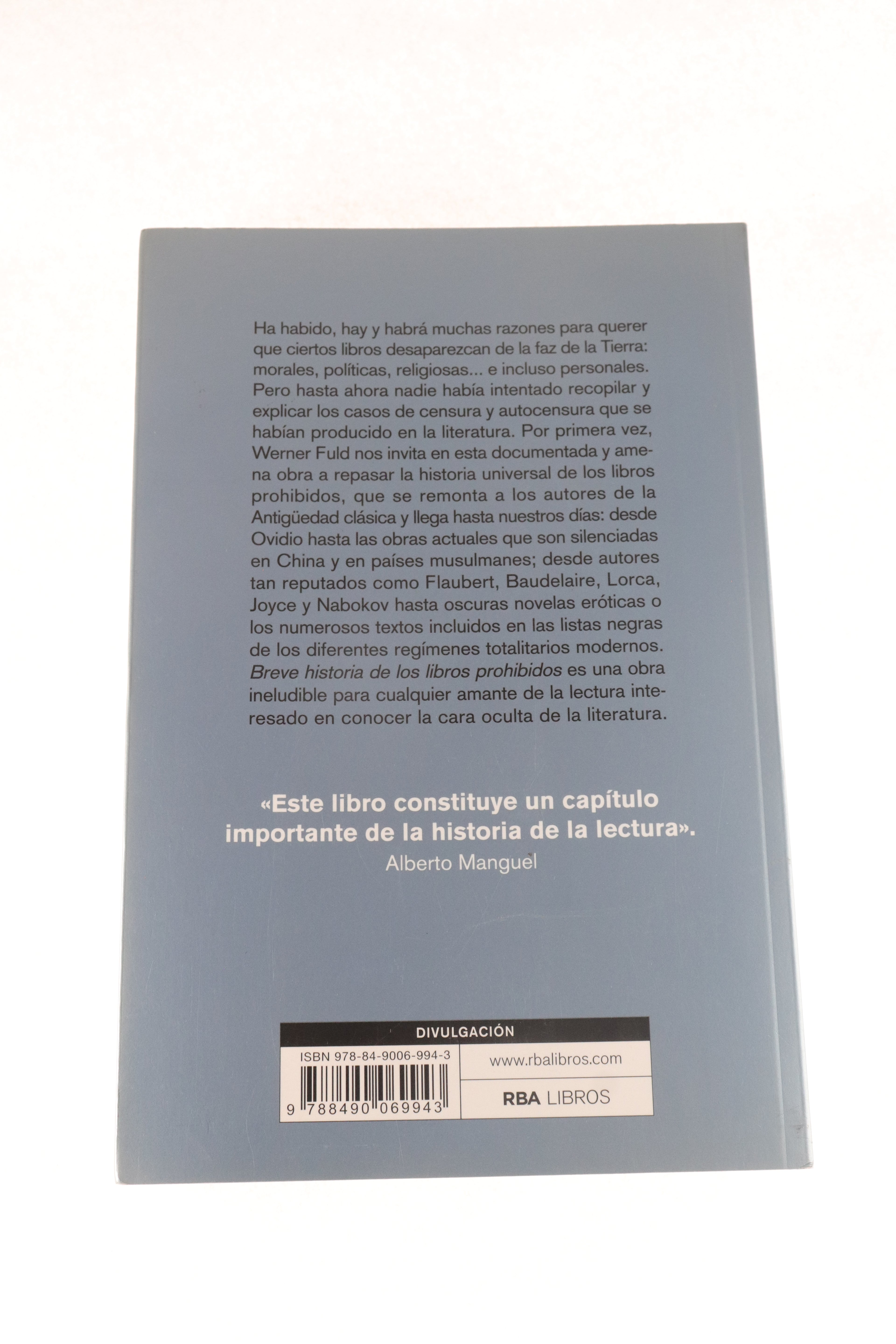 Breve historia de los libros prohibidos - Bueno